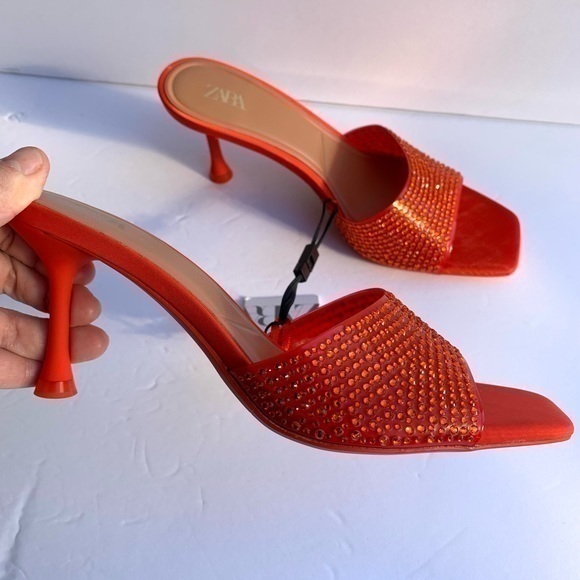 ZARA Sandals with sparkly details 2841/810 - Picture 10 of 14